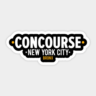 Concourse Bronx Emblem - NY Apparel Sticker